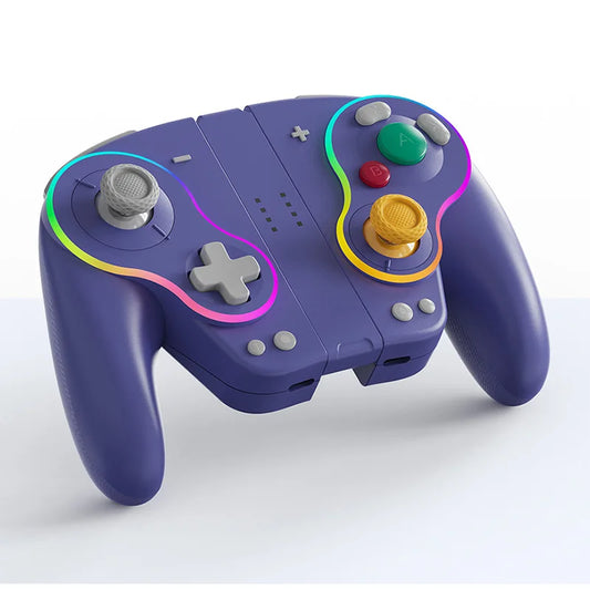 Mechanical Button Switch Gamepad Retro Luminous Coated Hall Rocker Joy Stick Retro Style Luminous Joysticks Game Controllers - Merit Sell