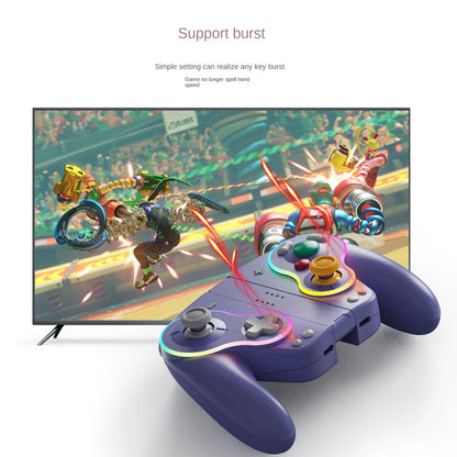 Mechanical Button Switch Gamepad Retro Luminous Coated Hall Rocker Joy Stick Retro Style Luminous Joysticks Game Controllers - Merit Sell