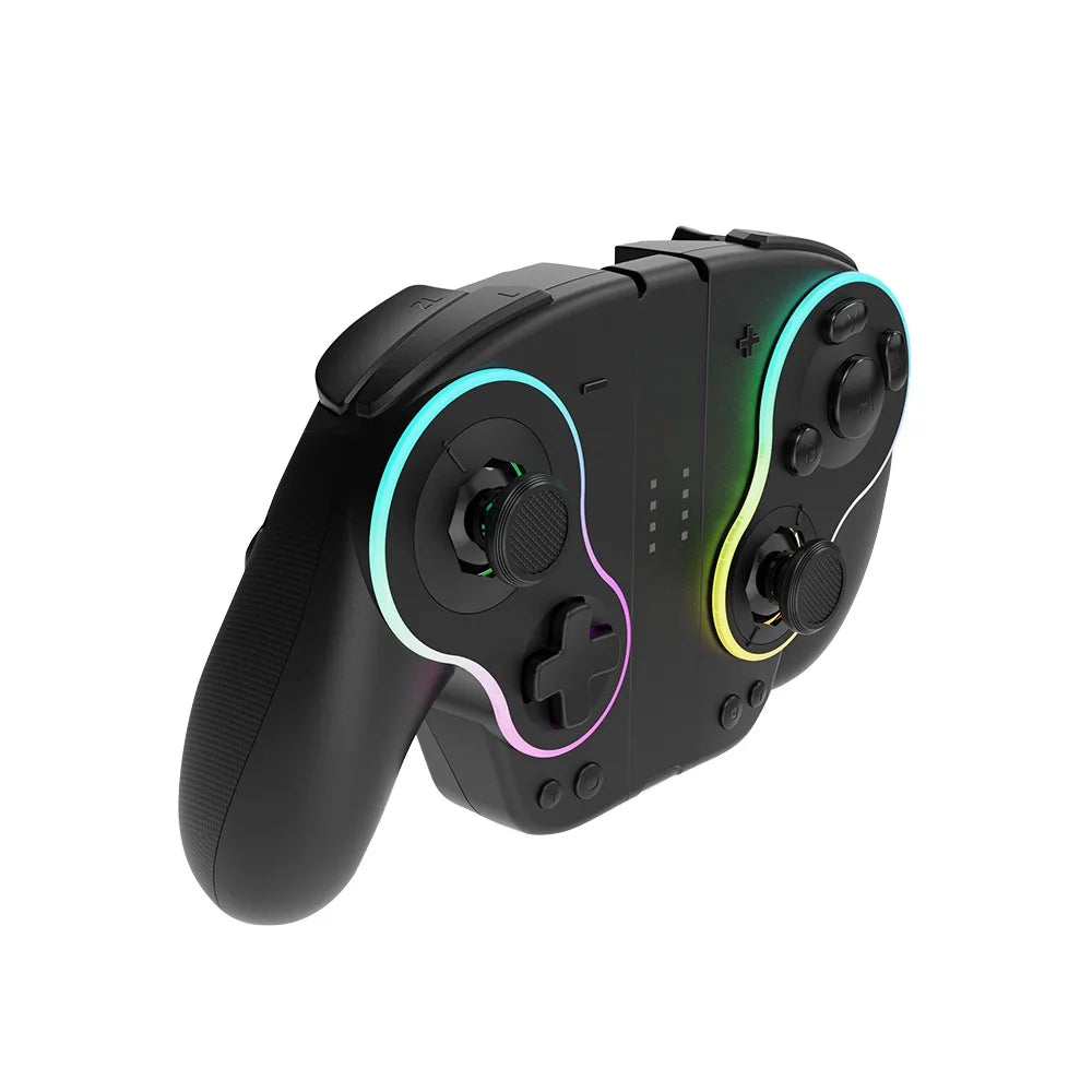 Mechanical Button Switch Gamepad Retro Luminous Coated Hall Rocker Joy Stick Retro Style Luminous Joysticks Game Controllers - Merit Sell