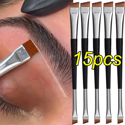 Merit Sell Angled Flat Eyeliner Brush 15pcs Set - Merit Sell