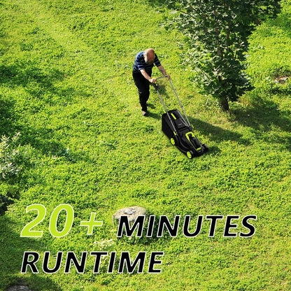 Merit Sell Cordless Electric Lawn Mower 13-Inch 20+ Min Runtime - Merit Sell