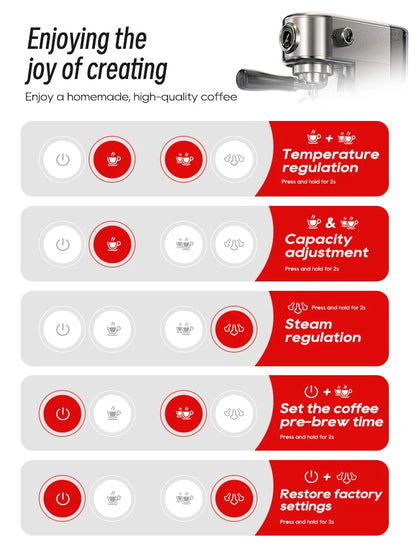 Merit Sell HiBREW Adjustable Temperature Espresso Machine - Merit Sell
