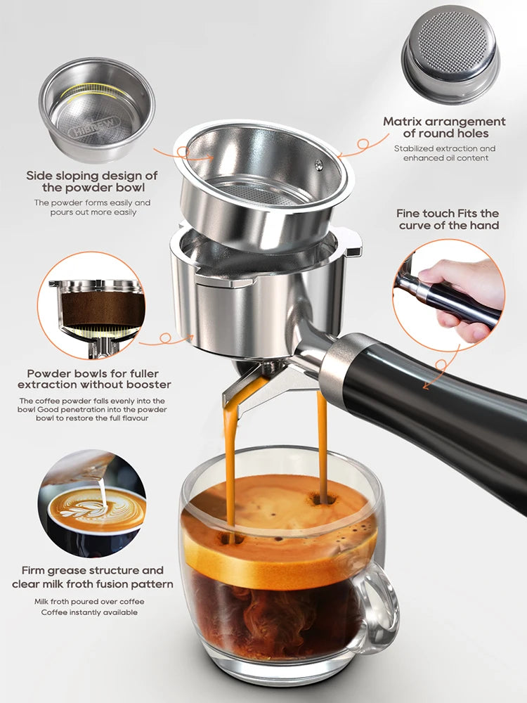 Merit Sell HiBREW Adjustable Temperature Espresso Machine - Merit Sell