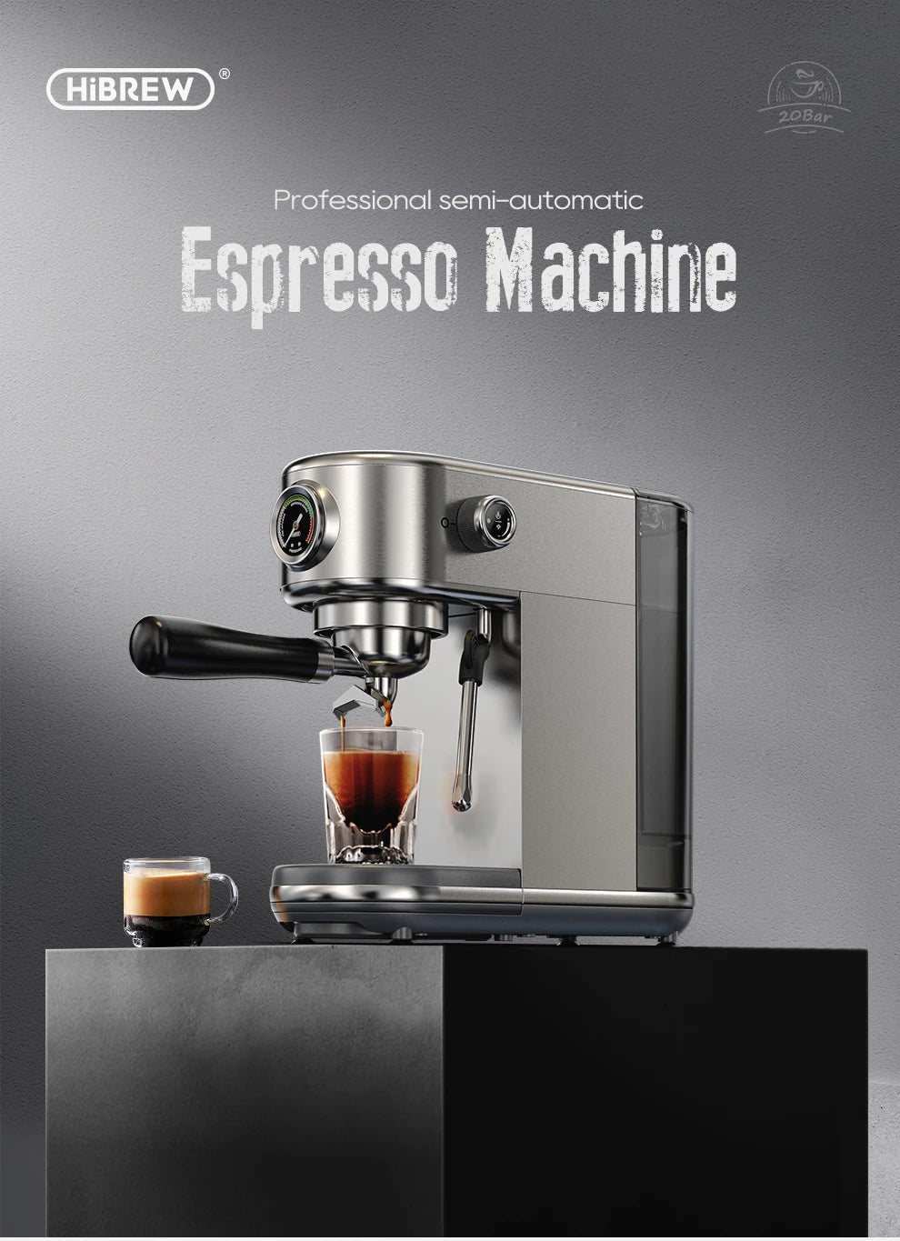 Merit Sell HiBREW Adjustable Temperature Espresso Machine - Merit Sell