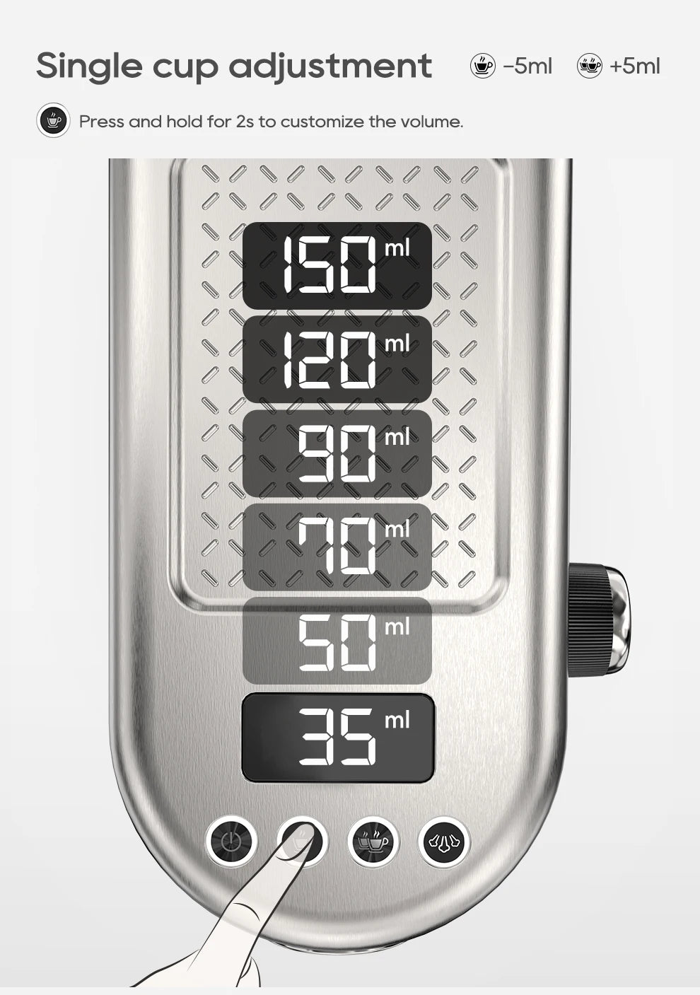 Merit Sell HiBREW Adjustable Temperature Espresso Machine - Merit Sell