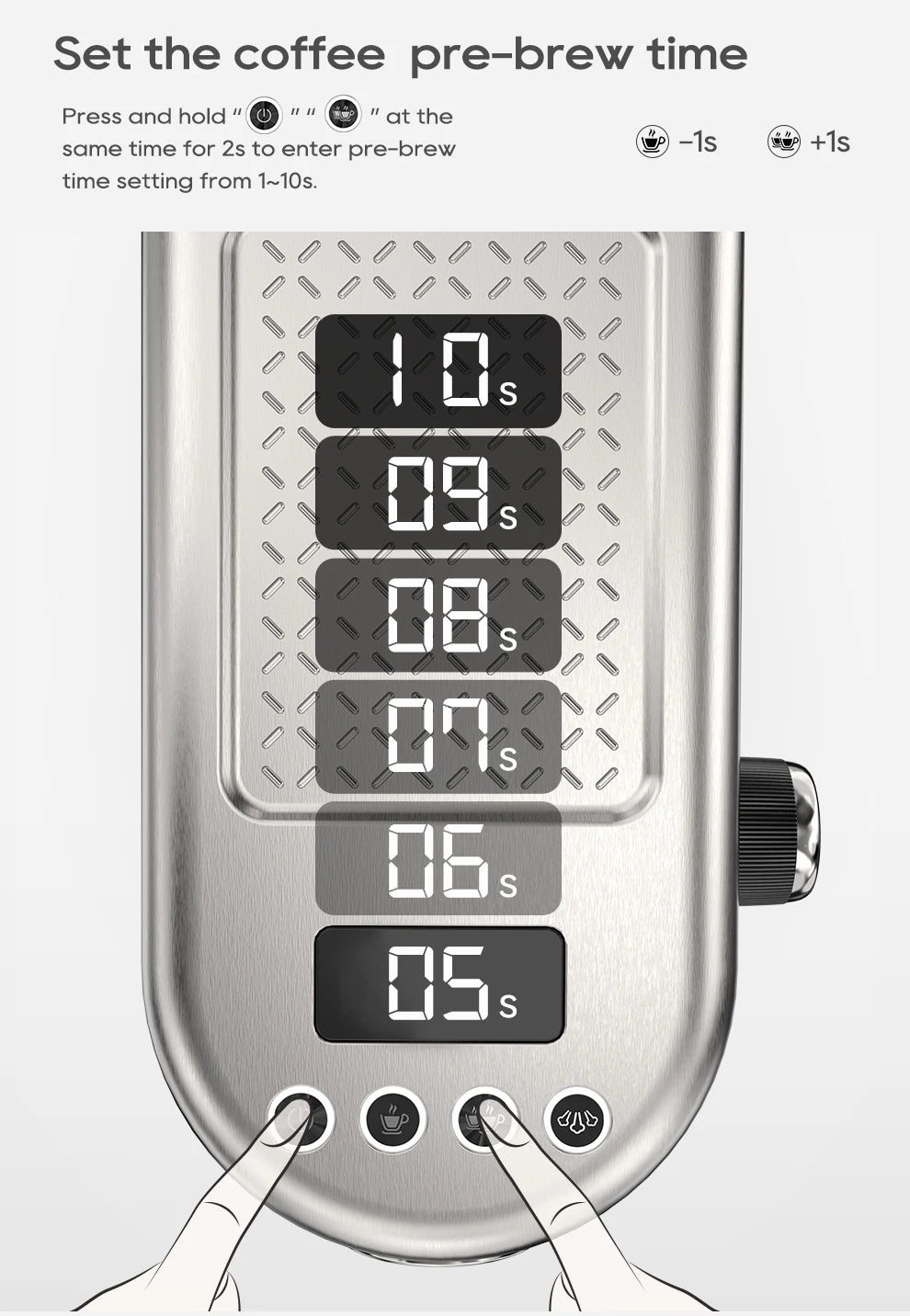 Merit Sell HiBREW Adjustable Temperature Espresso Machine - Merit Sell