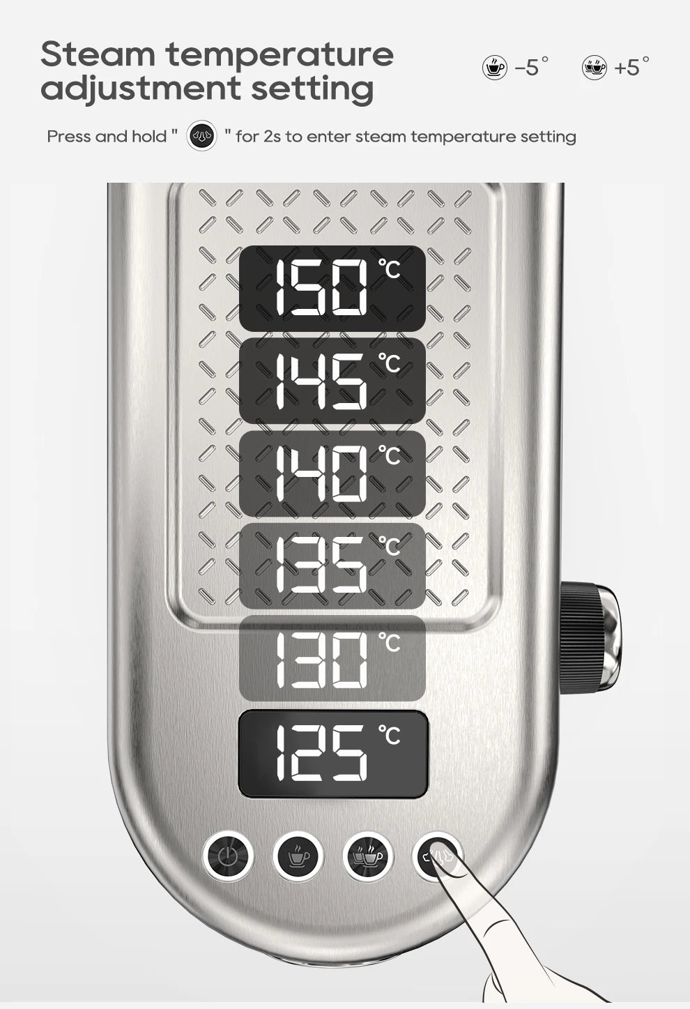 Merit Sell HiBREW Adjustable Temperature Espresso Machine - Merit Sell