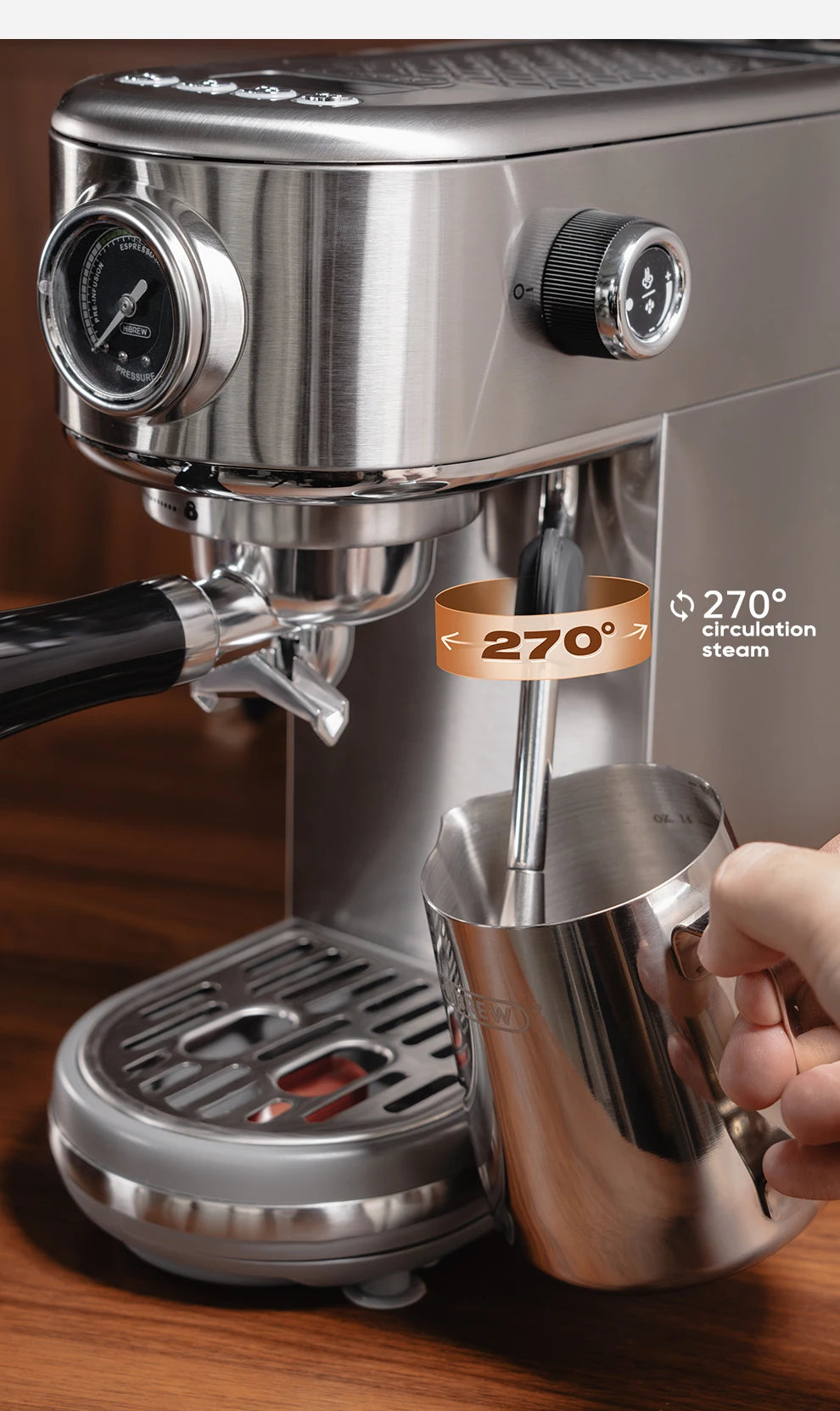 Merit Sell HiBREW Adjustable Temperature Espresso Machine - Merit Sell