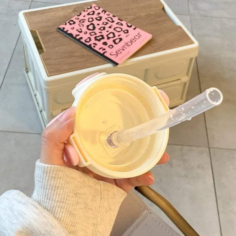 Merit Sell Kids Water Bottle with Straw Cute Animal Design - Merit Sell