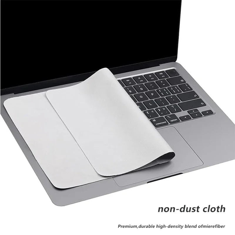 Microfiber Dustproof Cleaning Cloth Notebook Keyboard Cover Laptop Screen Cleaner Kit for MacBook Pro 13/15/16 Inch - Merit Sell