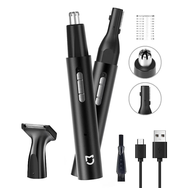 Mijia Electric Ear Nose Hair Trimmer for Men Women 3 in 1 Hair Clipper Shaver Painless  Sideburns Eyebrows Beard Trimmer