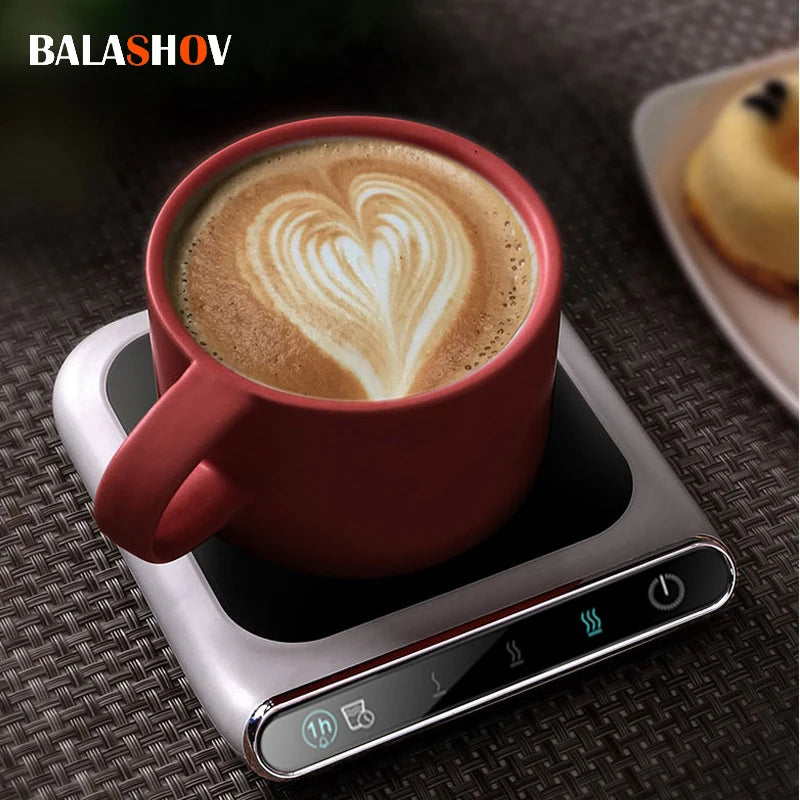 Mini Portable USB Cup Warmer Coffee Mug Heating Coaster 3 Gear 100°C Milk Tea Water Cup Heaters For Home Office Desk Heating Pad - Merit Sell