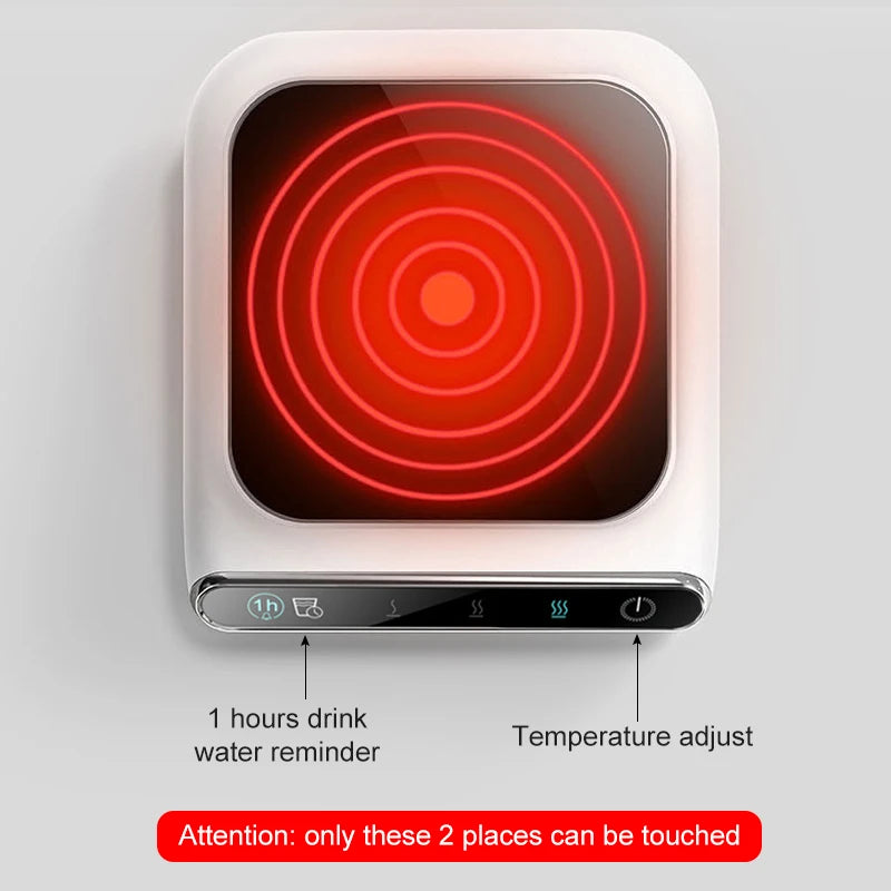 Mini Portable USB Cup Warmer Coffee Mug Heating Coaster 3 Gear 100°C Milk Tea Water Cup Heaters For Home Office Desk Heating Pad - Merit Sell