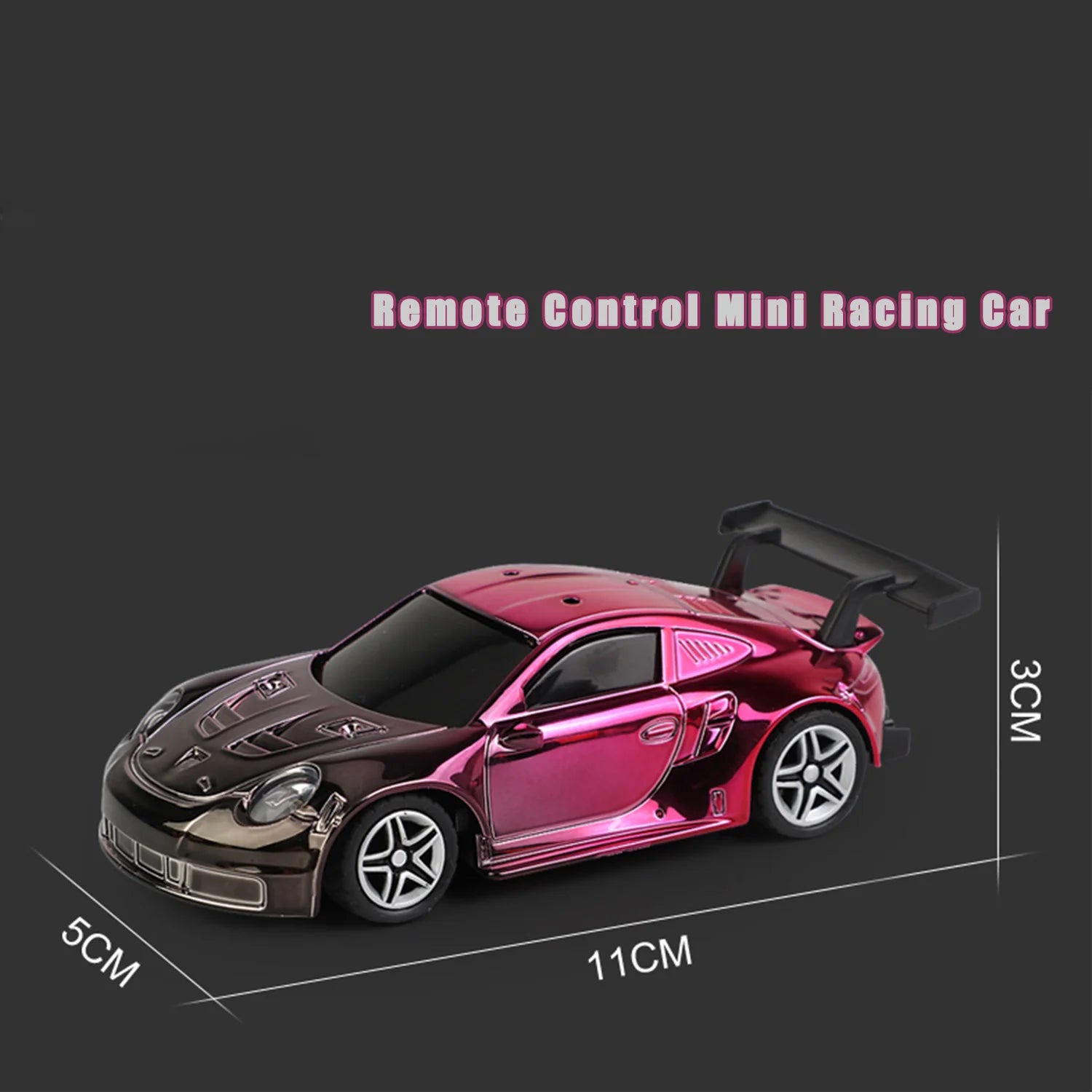 Mini Toy 1/43 Scale RC Racing Difting Car 2.4G RTR with LED lights Remote Control Electric High Speed Car Model Gifts for Boys - Merit Sell