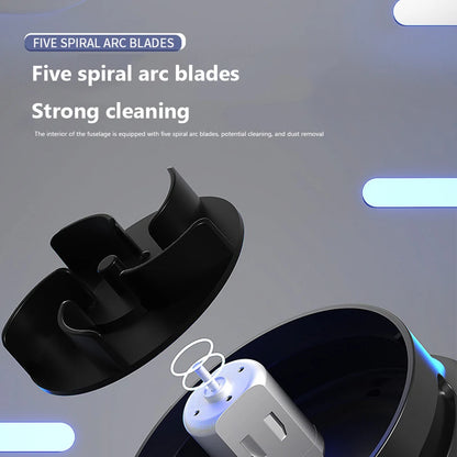 Mini Vacuum Cleaner Portable Wireless Vacuum Cleaner 500mAh USB Rechargeable with Detachable Nozzle for Home Office Keyboard - Merit Sell