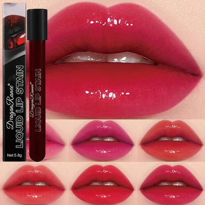 Mirror Lip Gloss Long Lasting Not Fade Lip Tint Water Gloss Glass Lipstick Blood Plasma Lips Makeup Halloween Lip Stain Cosmetic - Merit Sell