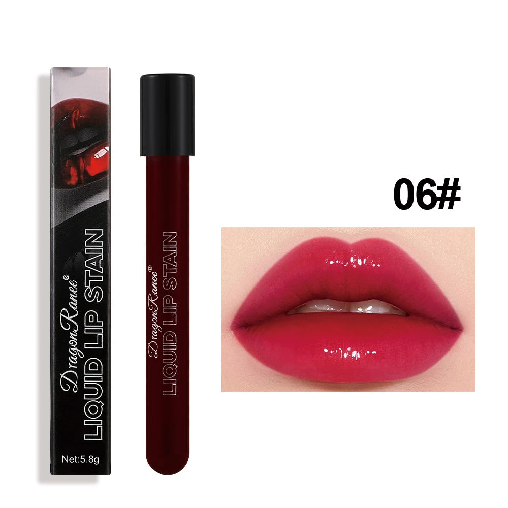 Mirror Lip Gloss Long Lasting Not Fade Lip Tint Water Gloss Glass Lipstick Blood Plasma Lips Makeup Halloween Lip Stain Cosmetic - Merit Sell