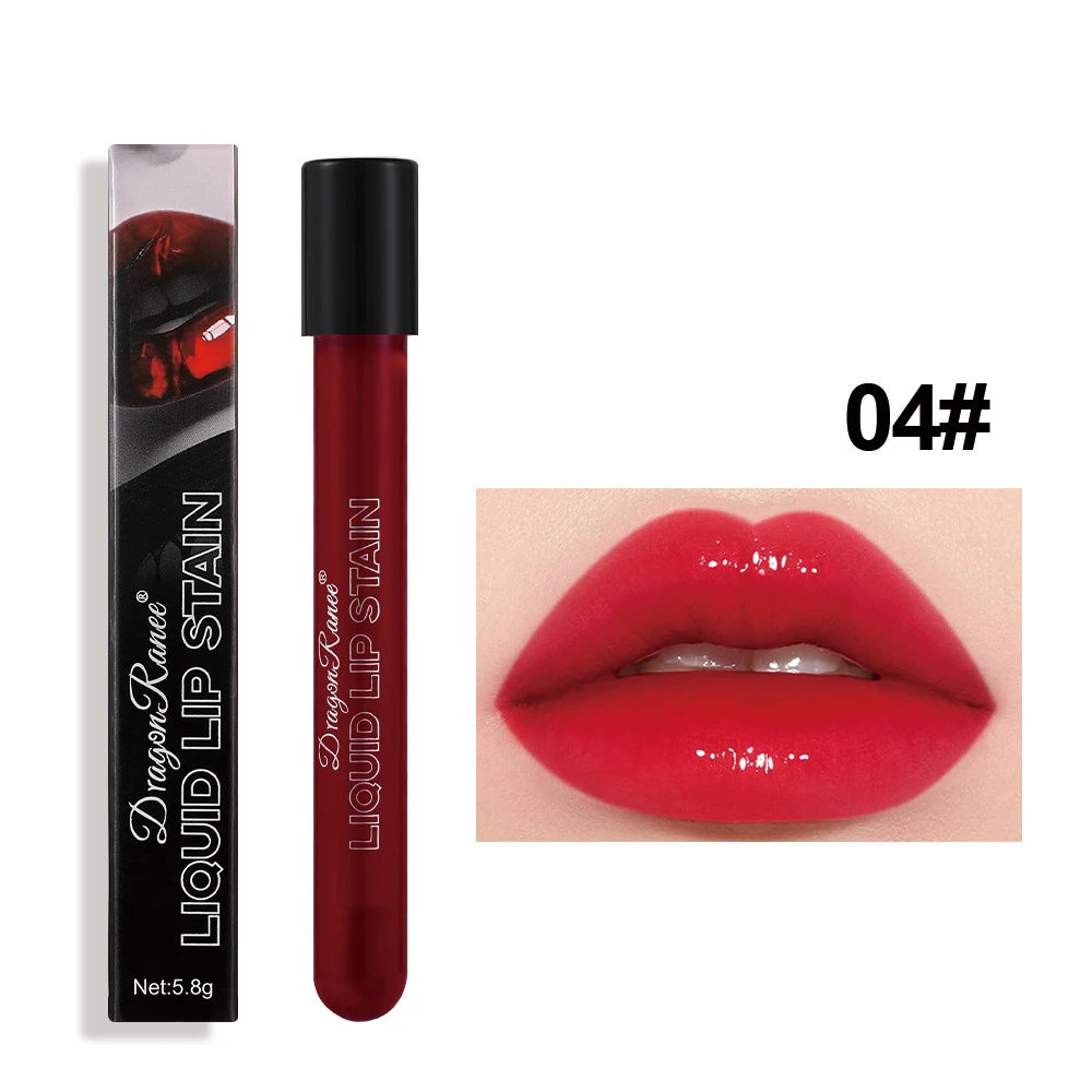 Mirror Lip Gloss Long Lasting Not Fade Lip Tint Water Gloss Glass Lipstick Blood Plasma Lips Makeup Halloween Lip Stain Cosmetic - Merit Sell