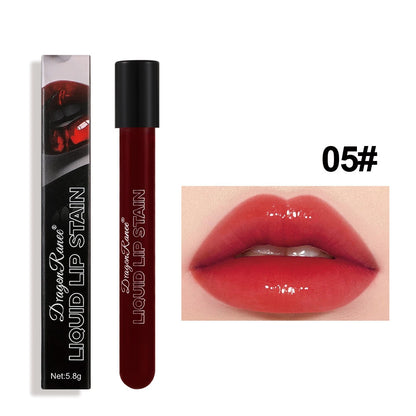 Mirror Lip Gloss Long Lasting Not Fade Lip Tint Water Gloss Glass Lipstick Blood Plasma Lips Makeup Halloween Lip Stain Cosmetic - Merit Sell