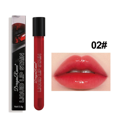 Mirror Lip Gloss Long Lasting Not Fade Lip Tint Water Gloss Glass Lipstick Blood Plasma Lips Makeup Halloween Lip Stain Cosmetic - Merit Sell