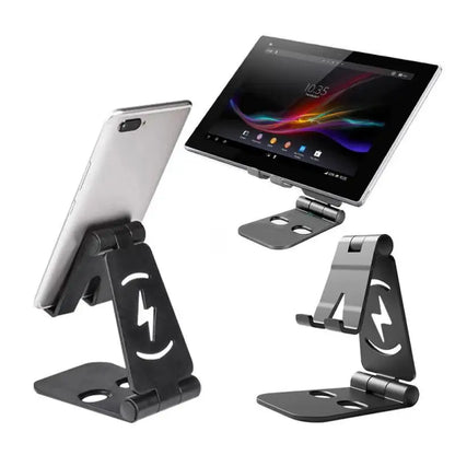 Mobile Phone Holder Seat Desktop IPAD Tablet Charging Base Double Adjustable Shelf Home Storage Holders Mobile Phone Accessories - Merit Sell