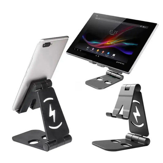 Mobile Phone Holder Seat Desktop IPAD Tablet Charging Base Double Adjustable Shelf Home Storage Holders Mobile Phone Accessories - Merit Sell