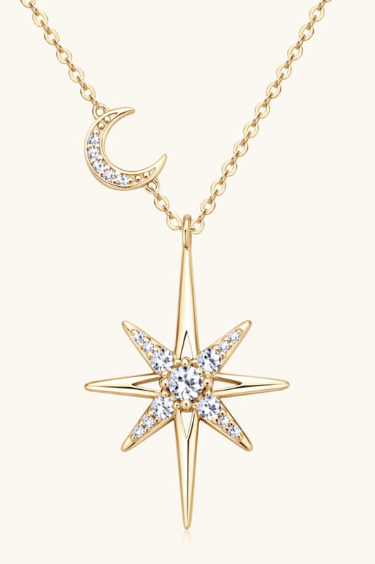 Moissanite 925 Sterling Silver Necklace - Merit Sell