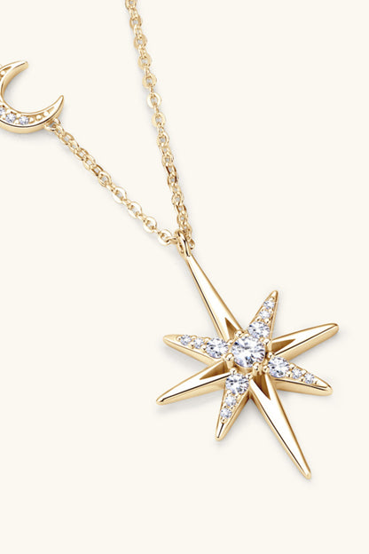 Moissanite 925 Sterling Silver Necklace - Merit Sell