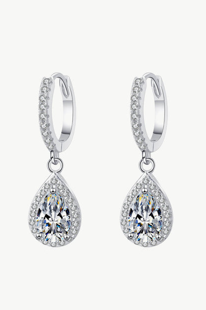 Moissanite Teardrop Earrings - Merit Sell