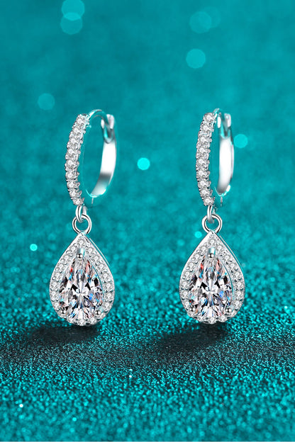 Moissanite Teardrop Earrings - Merit Sell