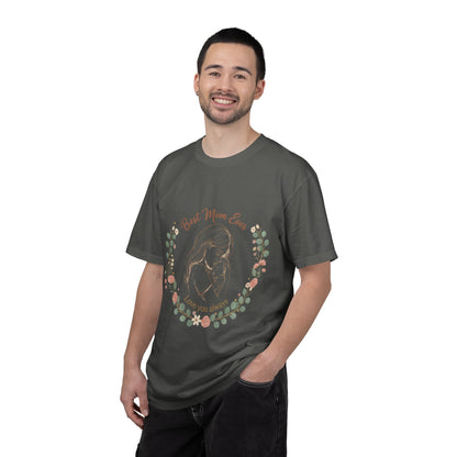 Mom & Baby T-Shirt — “Best Mom Ever, Love You Always” Floral Tee