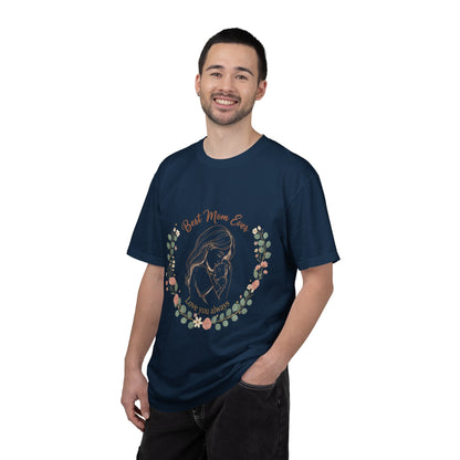 Mom & Baby T-Shirt — “Best Mom Ever, Love You Always” Floral Tee