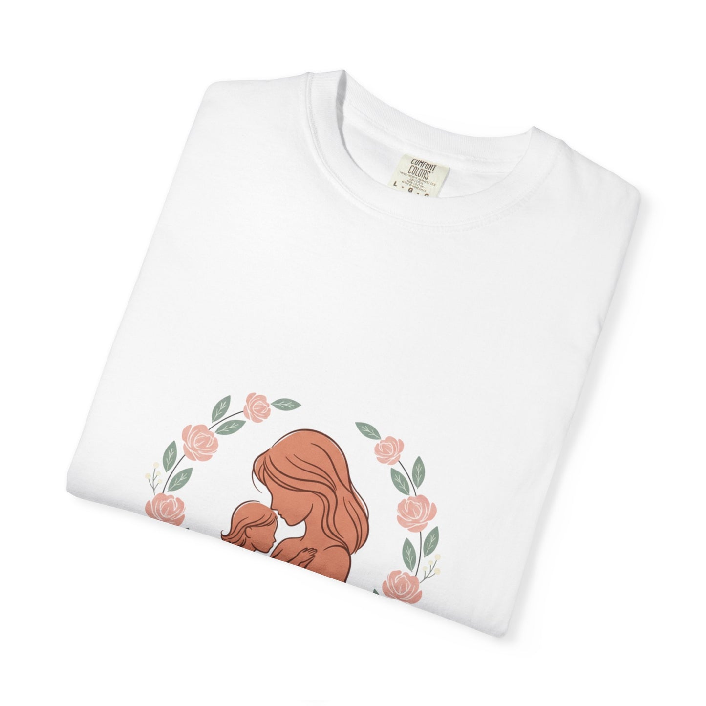 Mother & Baby T-Shirt — "For Moms" Floral Maternity/Motherhood Tee