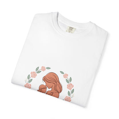 Mother & Baby T-Shirt — "For Moms" Floral Maternity/Motherhood Tee