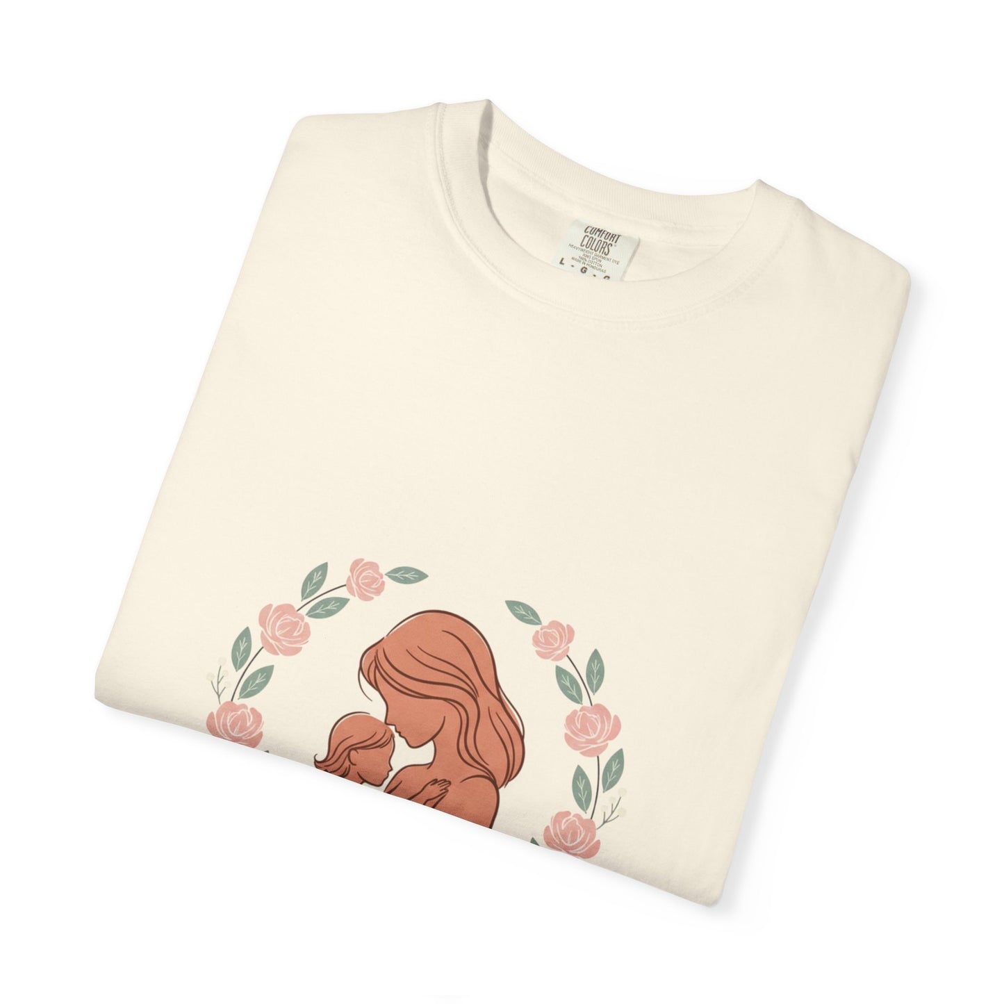 Mother & Baby T-Shirt — "For Moms" Floral Maternity/Motherhood Tee