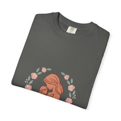 Mother & Baby T-Shirt — "For Moms" Floral Maternity/Motherhood Tee