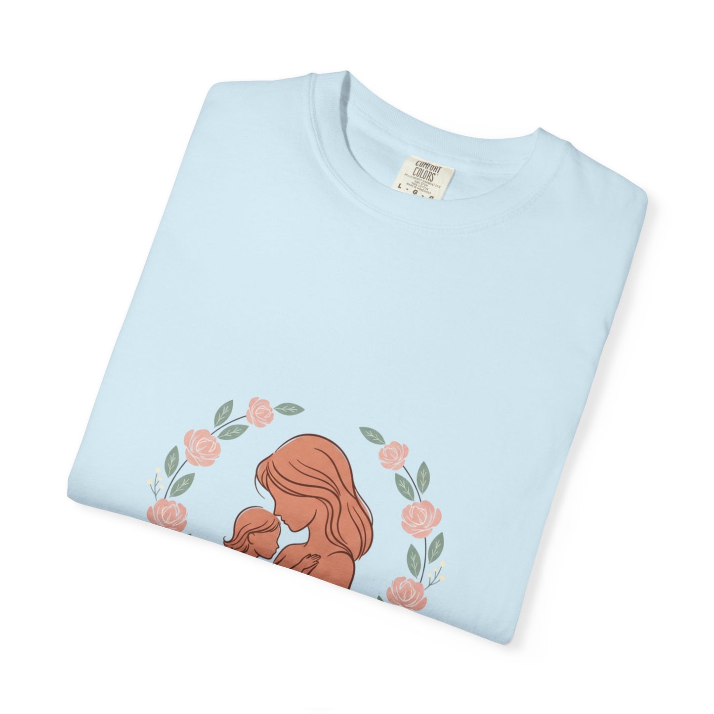 Mother & Baby T-Shirt — "For Moms" Floral Maternity/Motherhood Tee