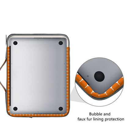 Multi-pockets Laptop Sleeve for MacBook Air 13.6 Handle Laptop Bag for MacBook Pro 14 Shocproof Notebook Bag for MacBook 16.2 M3 - Merit Sell