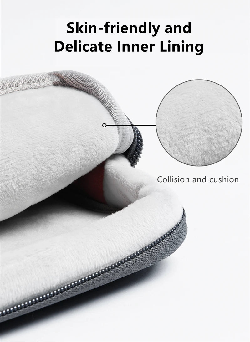 Multi-pockets Laptop Sleeve for MacBook Air 13.6 Handle Laptop Bag for MacBook Pro 14 Shocproof Notebook Bag for MacBook 16.2 M3 - Merit Sell