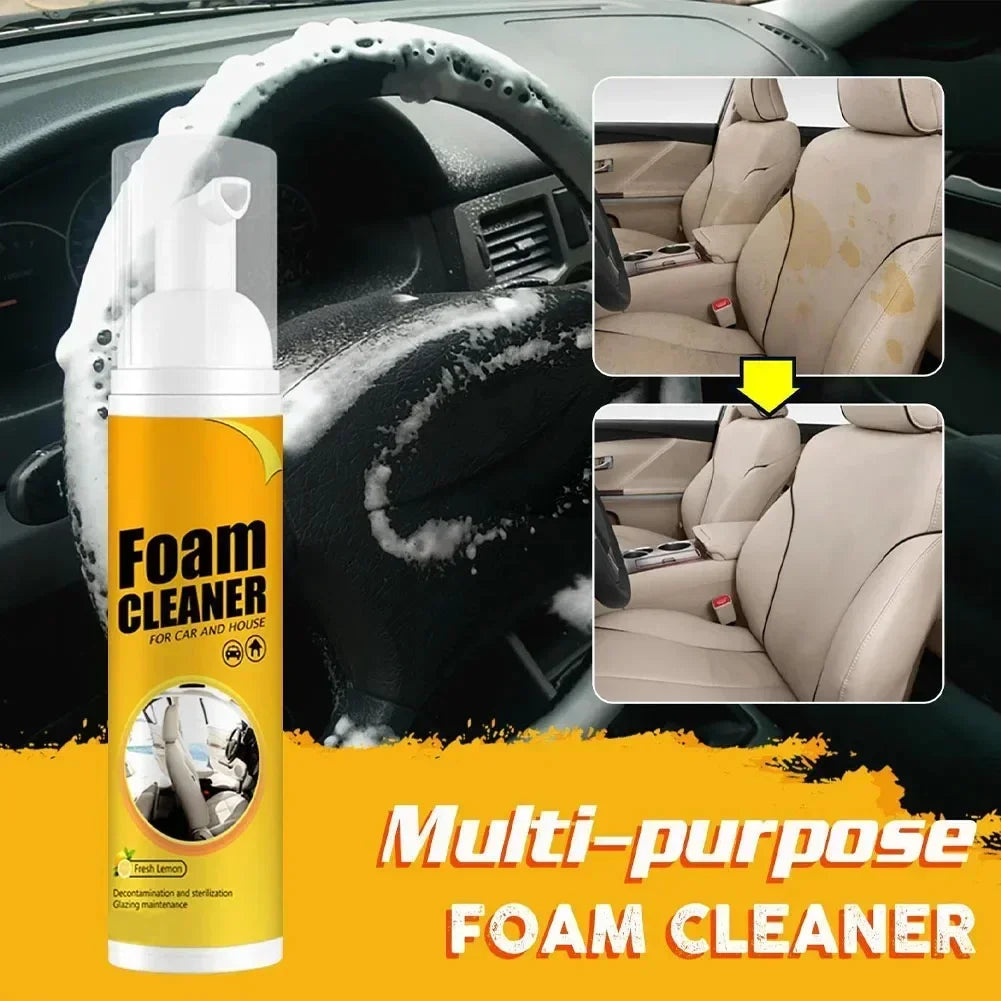 Multi-purpose Foam Cleaner Cleaning Agent Automoive Home Cleaning Foam Spray Car Interior Home Foam Cleaner Cleaners efficient - Merit Sell