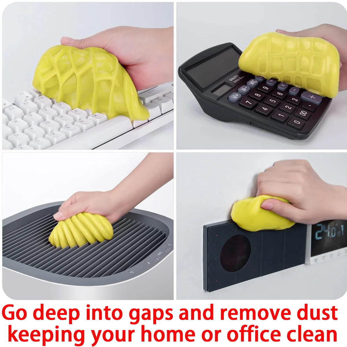 Multifunction Car Cleaning Gel Dust Cleaner Car Interior Cleaning Gel Slime Air Vent Outlet Dashboard Laptop Cleaning Magic Mud - Merit Sell