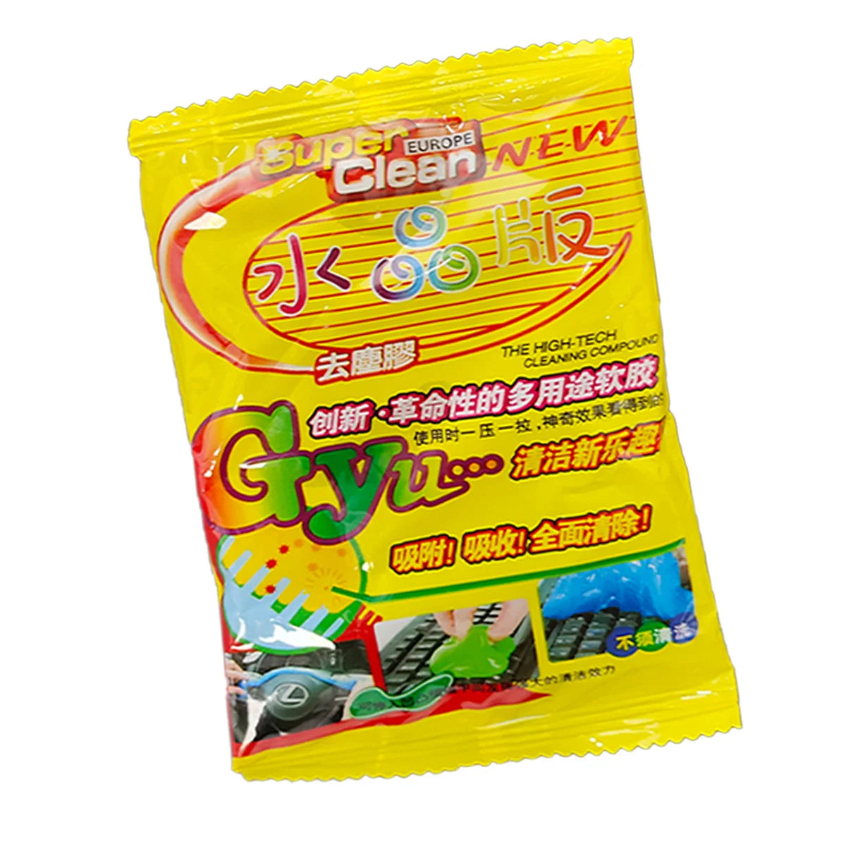 Multifunction Car Cleaning Gel Dust Cleaner Car Interior Cleaning Gel Slime Air Vent Outlet Dashboard Laptop Cleaning Magic Mud - Merit Sell