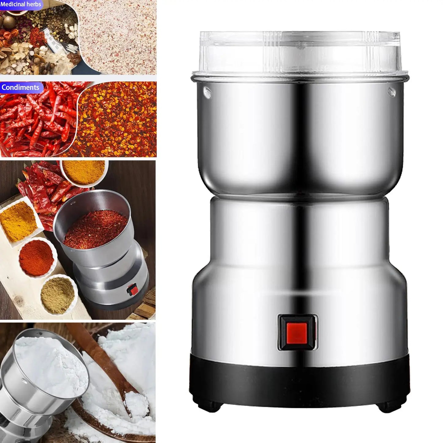 Multifunction Smash Machine, Coffee Bean , Electric Cereals Grain , Mill Spice Grinding Tool, for Bean Spice Grinding - Merit Sell