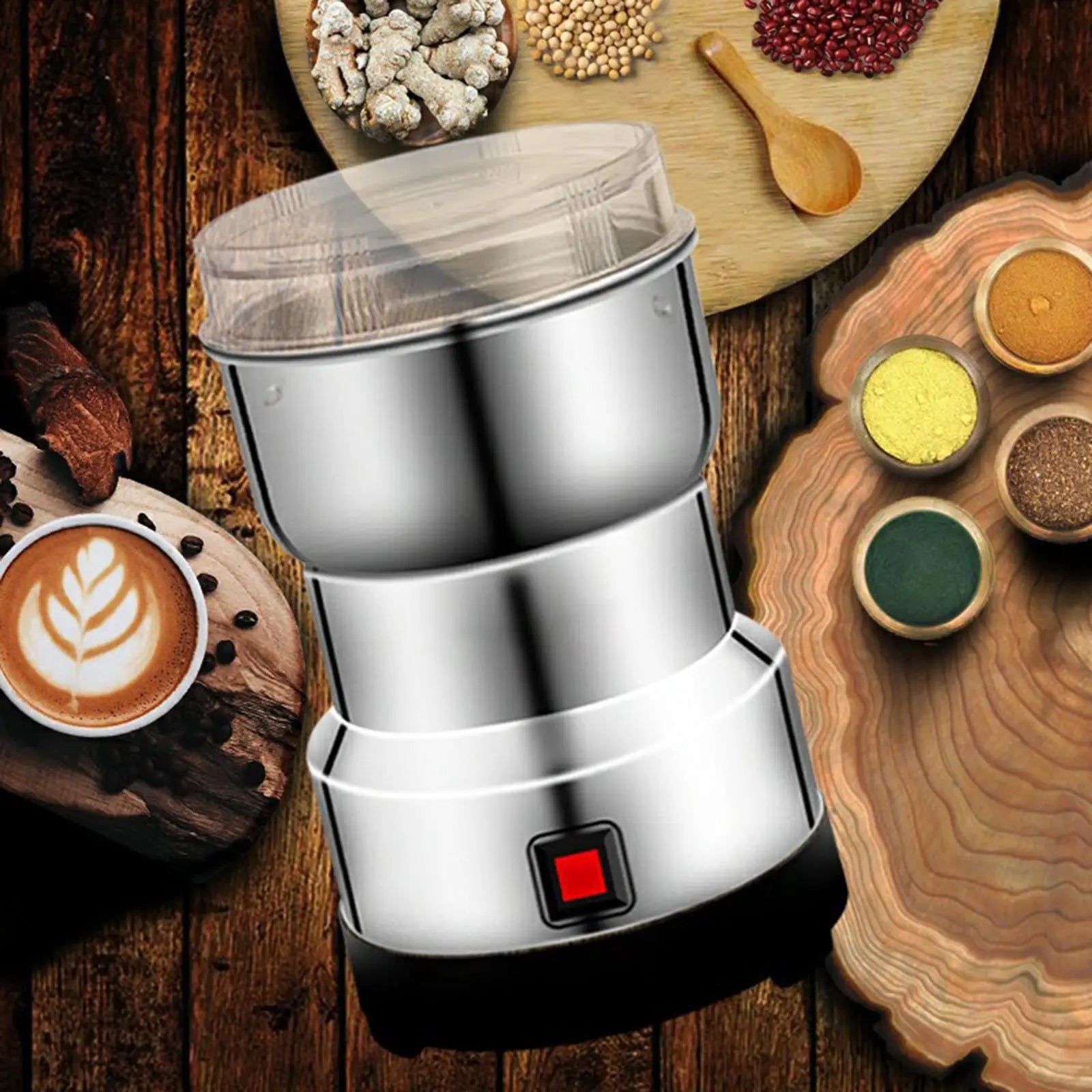 Multifunction Smash Machine, Coffee Bean , Electric Cereals Grain , Mill Spice Grinding Tool, for Bean Spice Grinding - Merit Sell