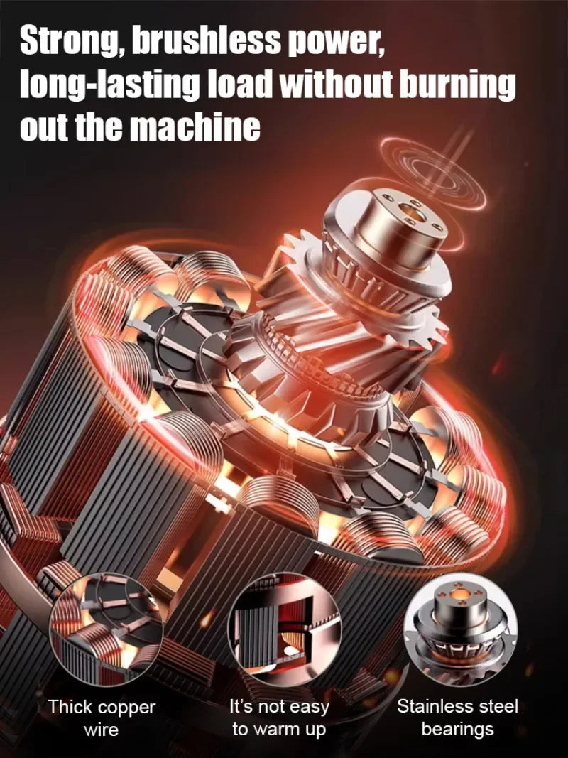 Multifunctional Lithium Lawn Mower Small Home Handheld Electric Weed Whacker Length Adjustable Grass Trimmer for Prune Garden - Merit Sell