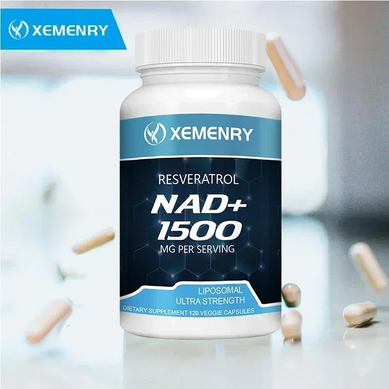 NAD + Resveratrol - Anti aging, Boost Energy, Cell Repair and Skin Health - Merit Sell