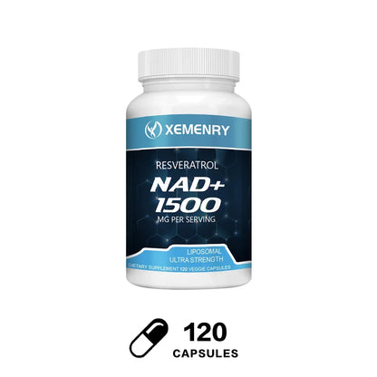NAD + Resveratrol - Anti aging, Boost Energy, Cell Repair and Skin Health - Merit Sell