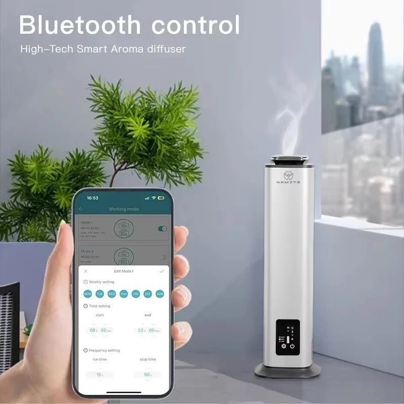 NAMSTE Electric Aromatic Diffuser Coverage 4000m³ Smart Bluetooth Essential Oils Fragrance Machine Home Hotel Scenting Device - Merit Sell