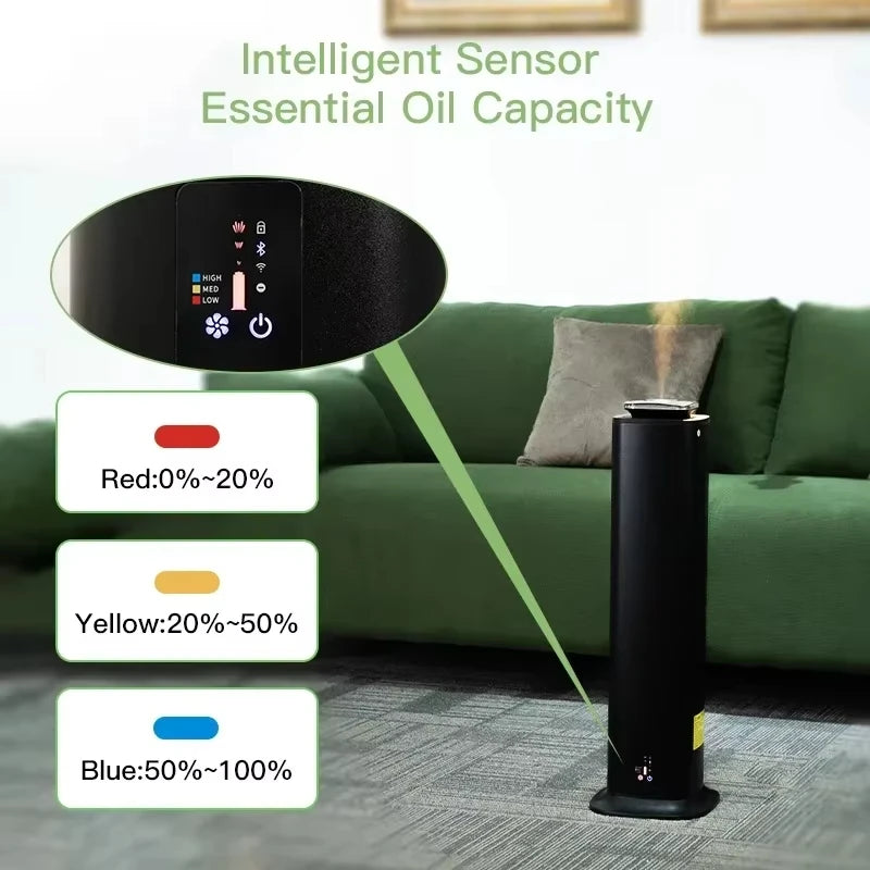 NAMSTE Electric Aromatic Diffuser Coverage 4000m³ Smart Bluetooth Essential Oils Fragrance Machine Home Hotel Scenting Device - Merit Sell