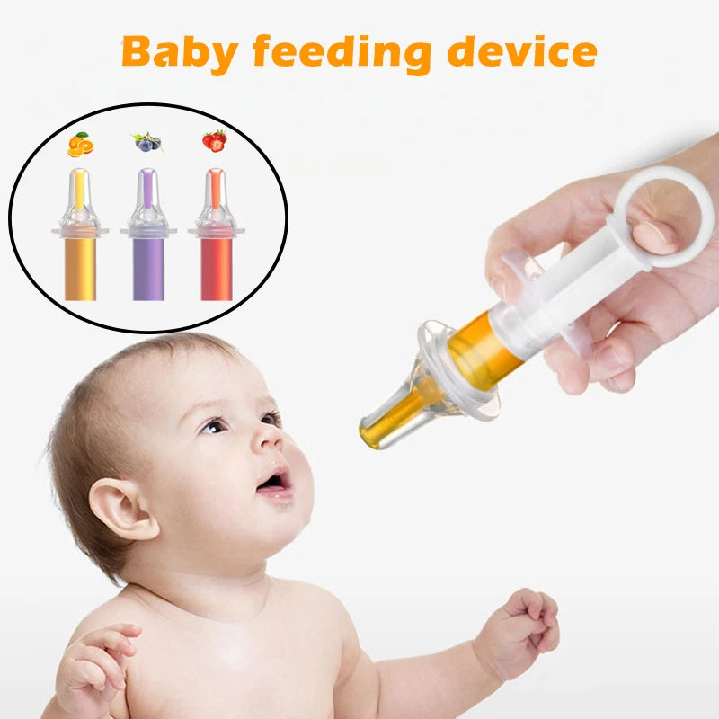 NEW Baby Feeder Children's Food Grade Needle Feeder Squeeze Dropper Medicine Dispenser Baby Anti-choking Feeder - Merit Sell